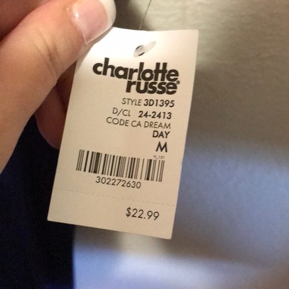 Fitted navy dress - Picture 3 of 5